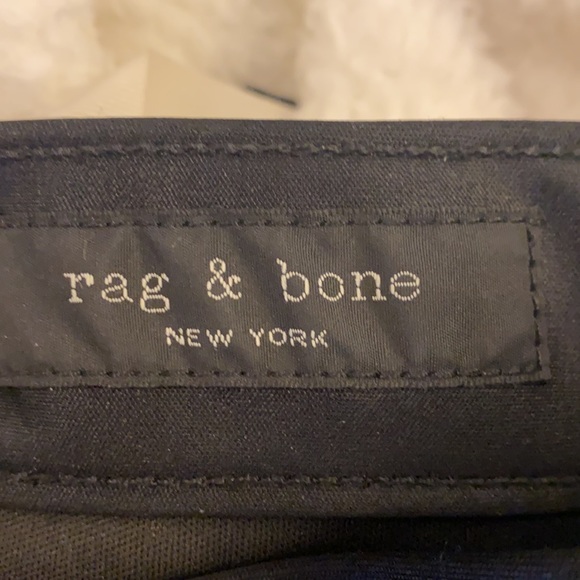 Rag & Bone black leather pants (only worn once) - Picture 3 of 7